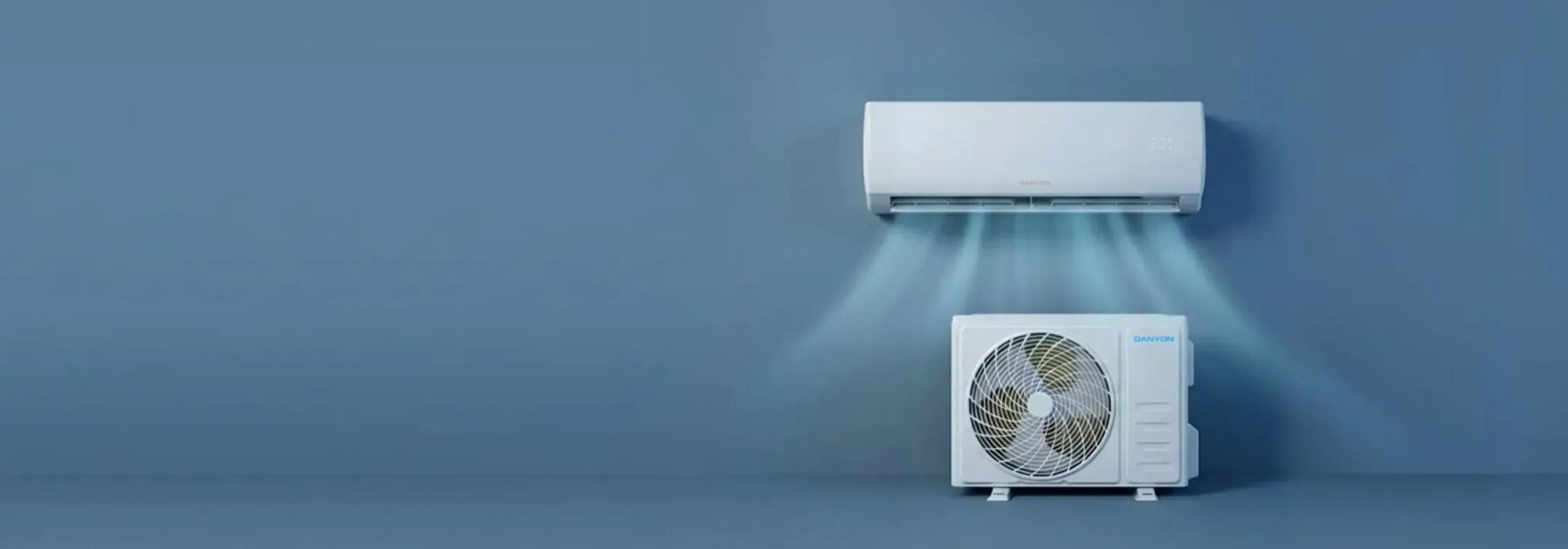 Moderne Danyon Klimaanlage für effiziente Raumkühlung und Energieeinsparung.